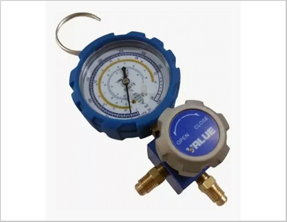 [VMG-1-S-L] MANÓMETRO VALUE BAJA PRESIÓN -30-550PSI (R22, R134A, R410A, R407C)