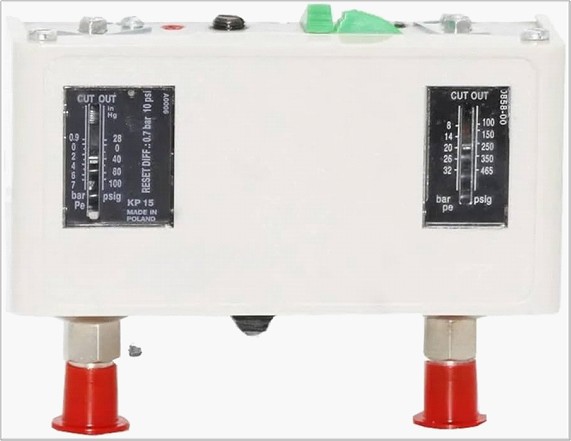 [PRT-KP15BI.ATM] PRESOSTATO DANFOSS KP15 ALTA/BAJA PRESIÓN AUTOMATICO