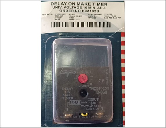 [TD-068] RETARDADOR DE PARTIDA SUPCO ICM-102 0,3 A 10MIN 1,5AMP