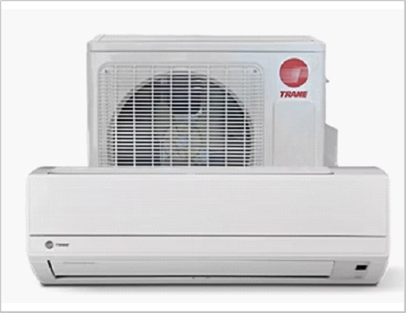 EQUIPO A/A SPLIT MURO INVERTER 9.000 BTU. TRANE R410A, 220V. FRIO/CALOR WIFI