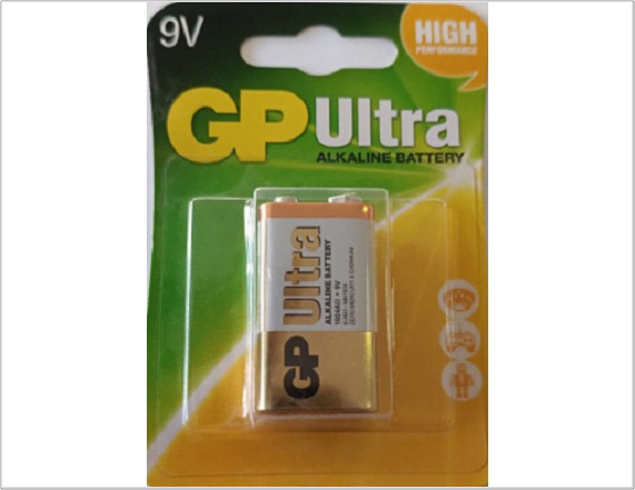 [GP1604AU-5U1] BATERIA ALKALINA 9v.