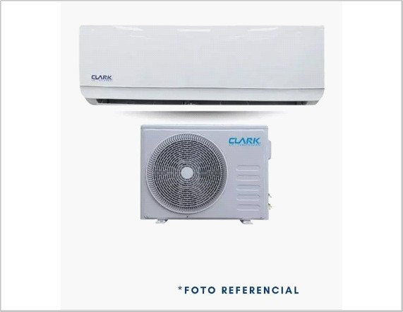 EQUIPO A/A SPLIT MURO ON-OFF 18.000 BTU. CLARK R410A, 220V. FRIO/CALOR